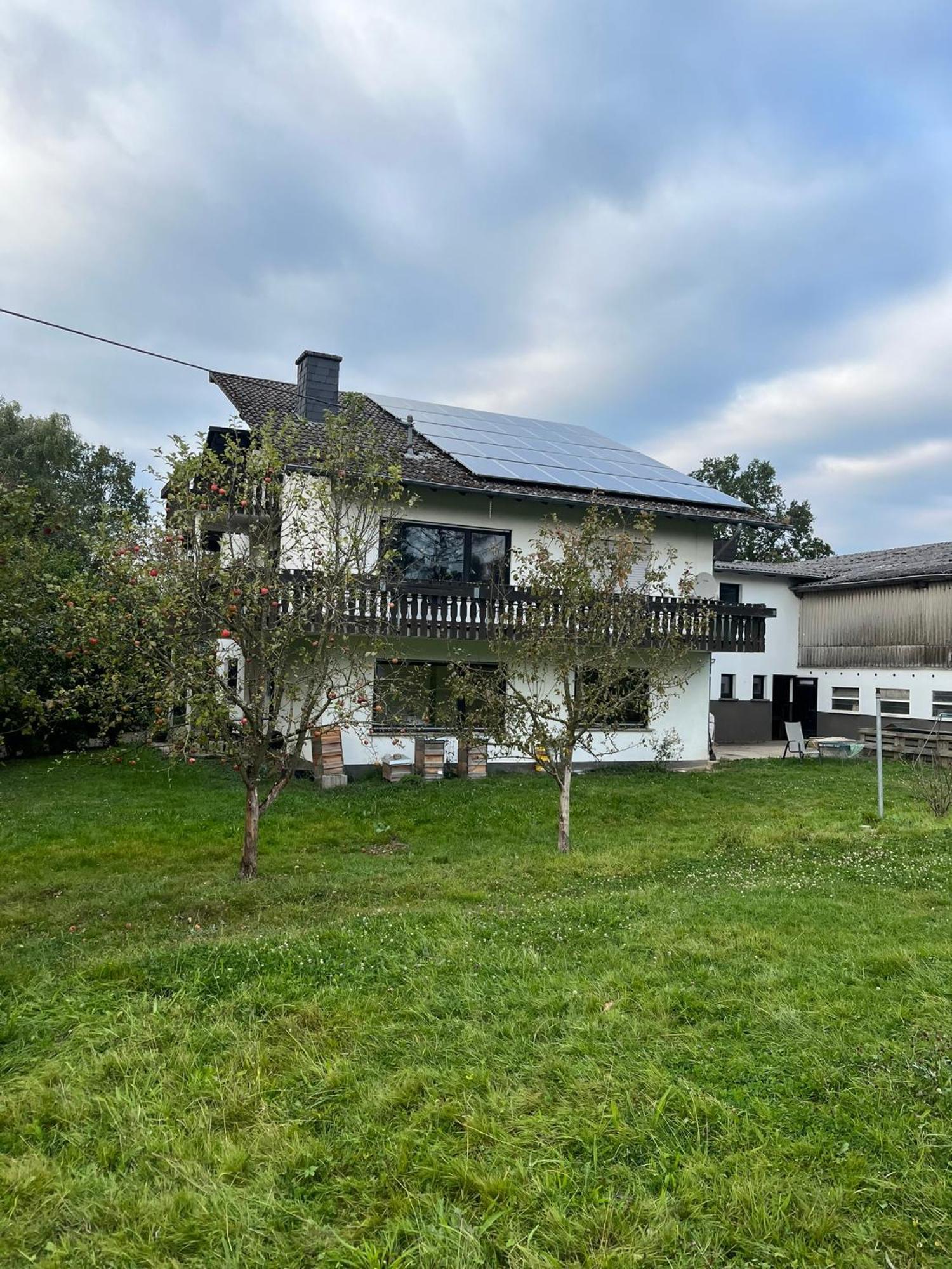 Ferienwohnung Auf Dem Bauernhof - Hermanns Lodge Strassenhaus Exteriér fotografie