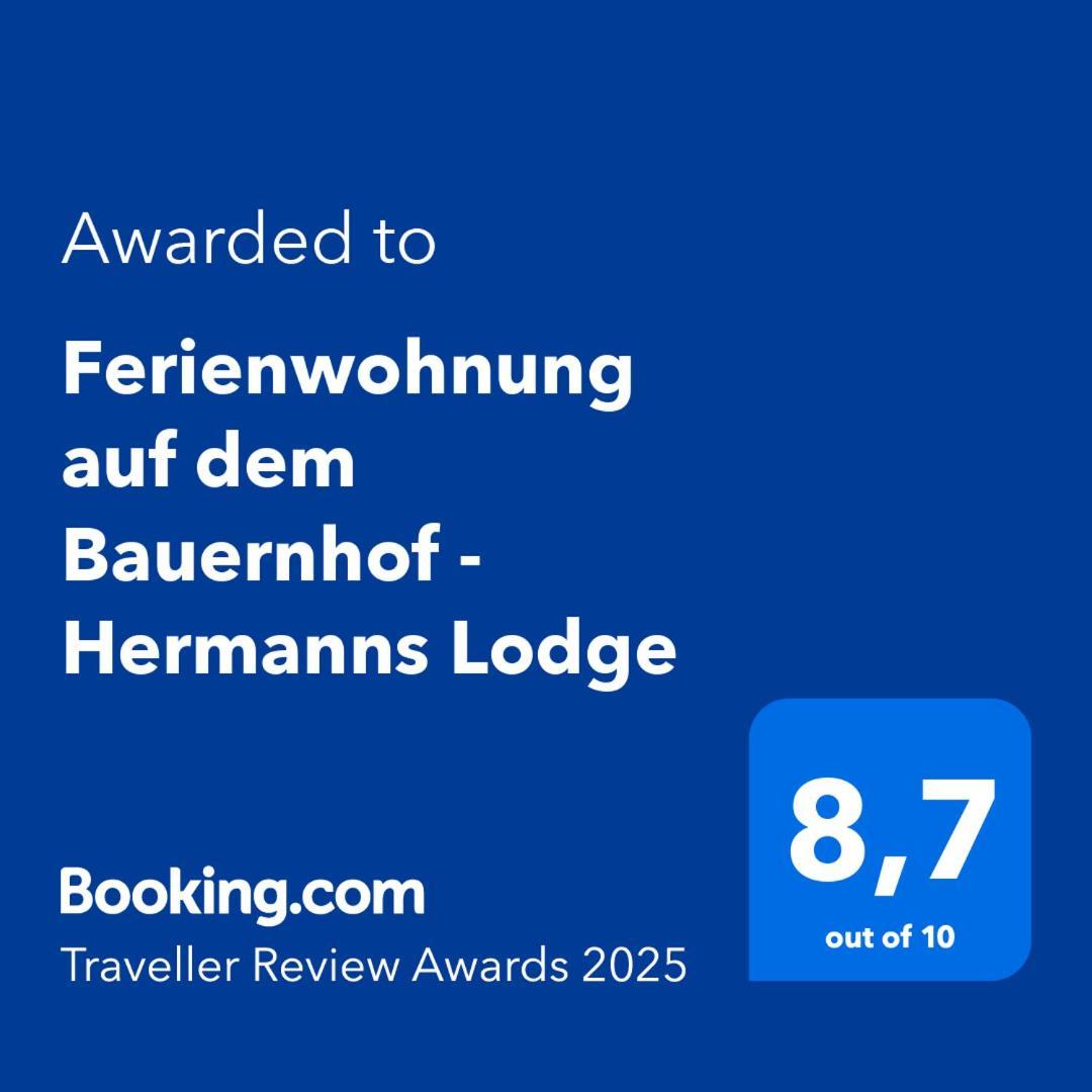 Ferienwohnung Auf Dem Bauernhof - Hermanns Lodge Strassenhaus Exteriér fotografie